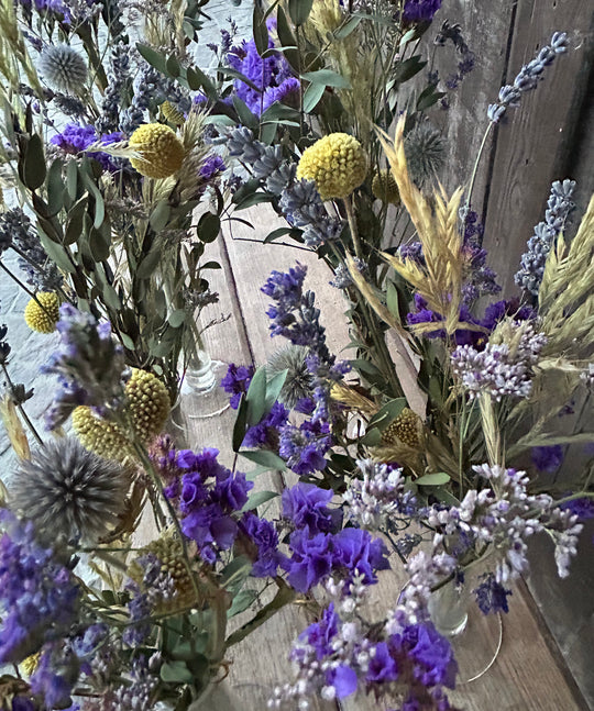 Tisch-Väschen Trockenblumen (5 Stk.)