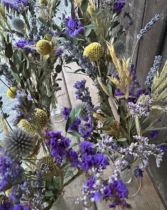 Tisch-Väschen Trockenblumen (5 Stk.)